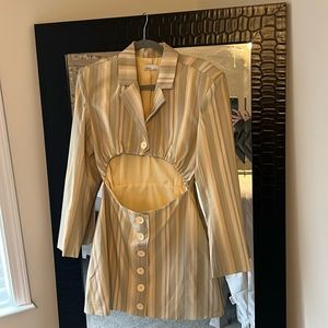 WeWoreWhat blazer dress with buttons